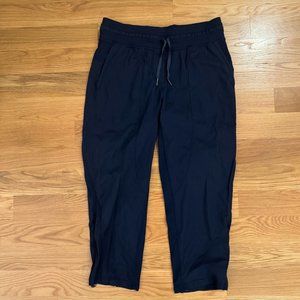 Lululemon Navy Dance Studio Mid-Rise Cropped Pant Size 10